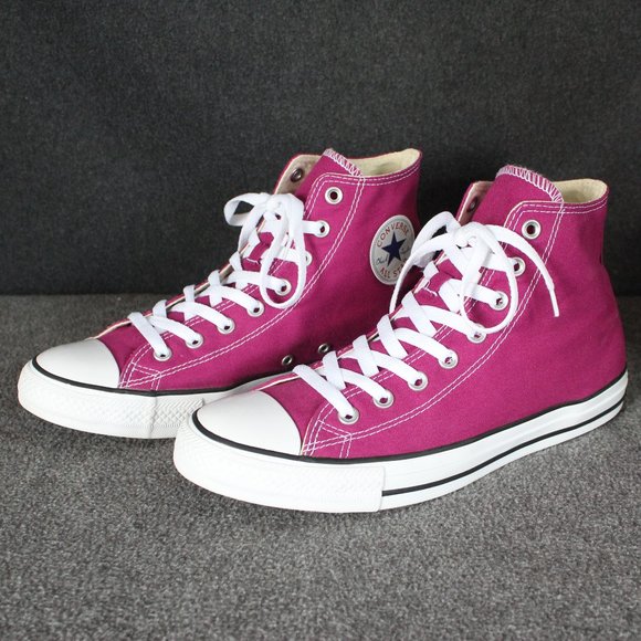 Converse Chuck Taylor All Star Pink Sapphire High Tops, Mens Size 10, Womens 12